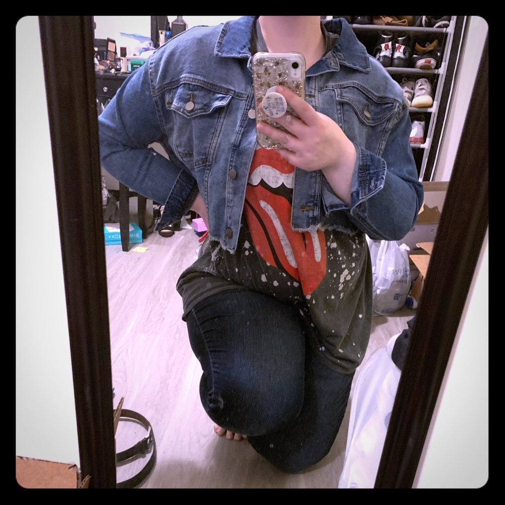 Cropped Jean Jacket
